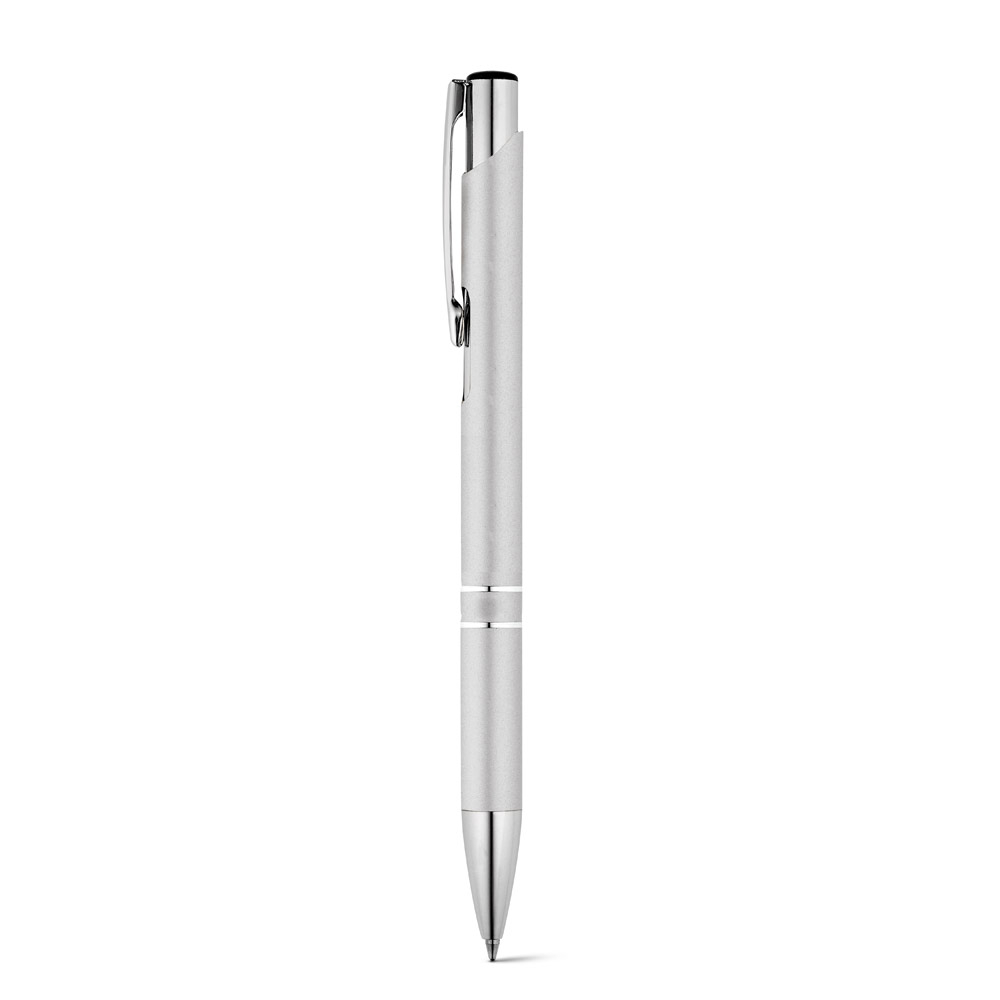 Stylo à bille publicitaire - BETA Argenté satiné